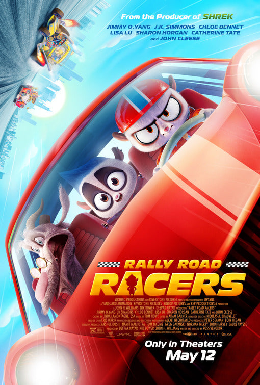 1000 piece jigsaw puzzle for the movie poster: Rally Road Racers (2023)