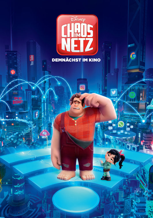 1000 piece jigsaw puzzle for the movie poster: Ralph Breaks the Internet: Wreck-It Ralph 2 (2018) ver12