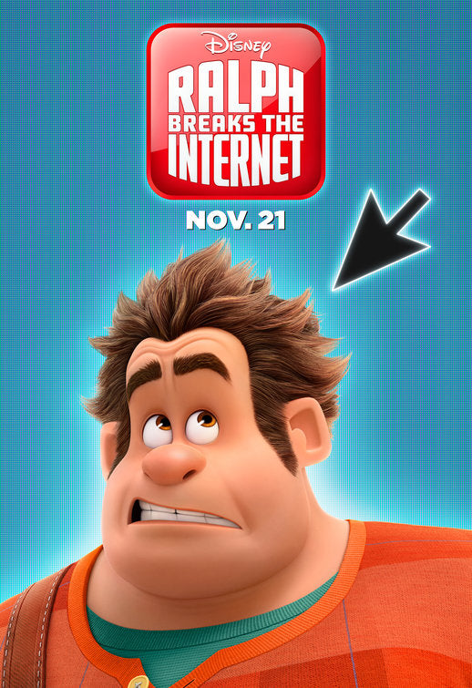1000 piece jigsaw puzzle for the movie poster: Ralph Breaks the Internet: Wreck-It Ralph 2 (2018) ver19