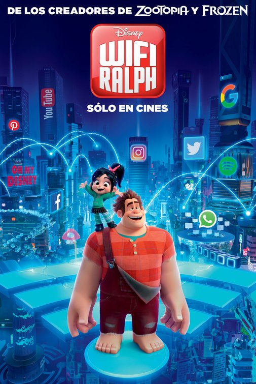 1000 piece jigsaw puzzle for the movie poster: Ralph Breaks the Internet: Wreck-It Ralph 2 (2018) ver5