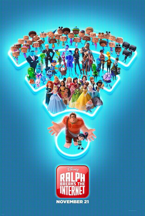 1000 piece jigsaw puzzle for the movie poster: Ralph Breaks the Internet: Wreck-It Ralph 2 (2018) ver8