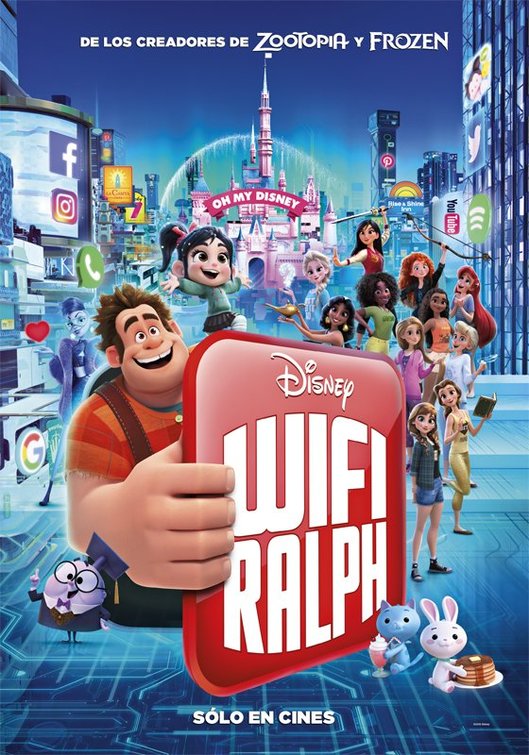 1000 piece jigsaw puzzle for the movie poster: Ralph Breaks the Internet: Wreck-It Ralph 2 (2018) ver9
