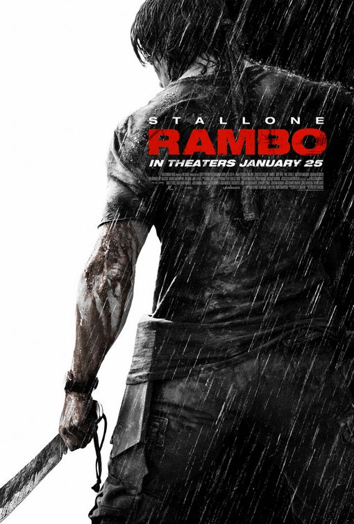 the movie poster: Rambo (2008)