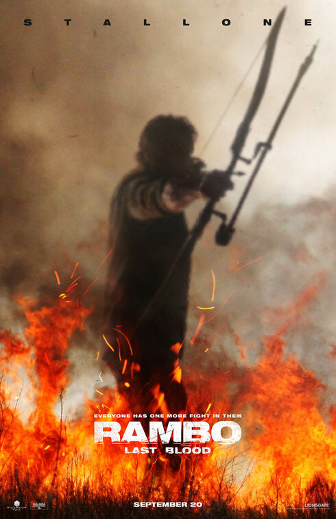 1000 piece jigsaw puzzle for the movie poster: Rambo: Last Blood (2019) ver2