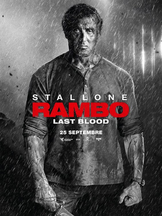 1000 piece jigsaw puzzle for the movie poster: Rambo: Last Blood (2019) ver5