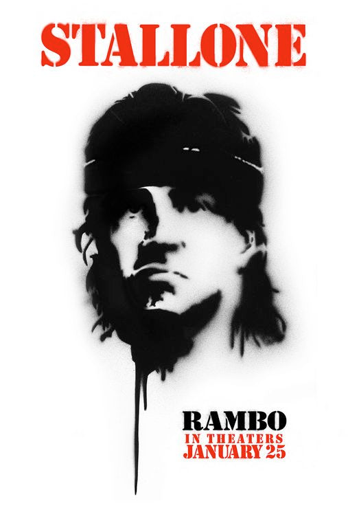 the movie poster: Rambo (2008) ver2