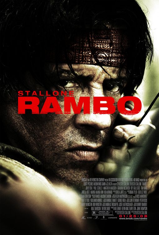 the movie poster: Rambo (2008) ver3