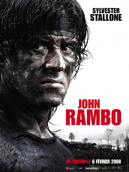 the movie poster: Rambo (2008) ver4