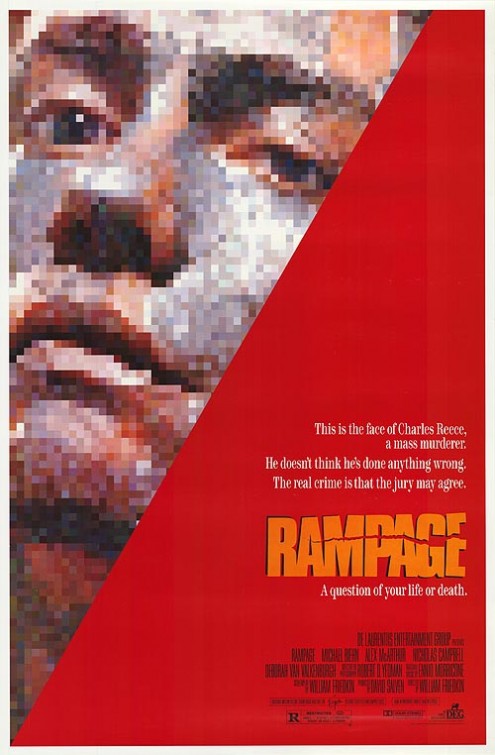 the movie poster: Rampage (1992) ver1