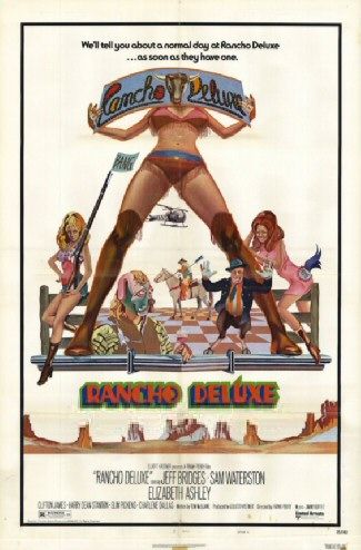 the movie poster: Rancho Deluxe (1975) ver2