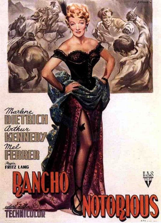 the movie poster: Rancho Notorious (1952) ver4
