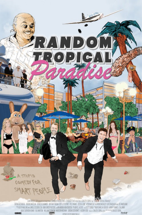 1000 piece jigsaw puzzle for the movie poster: Random Tropical Paradise (2017)