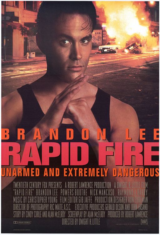 the movie poster: Rapid Fire (1992) ver2