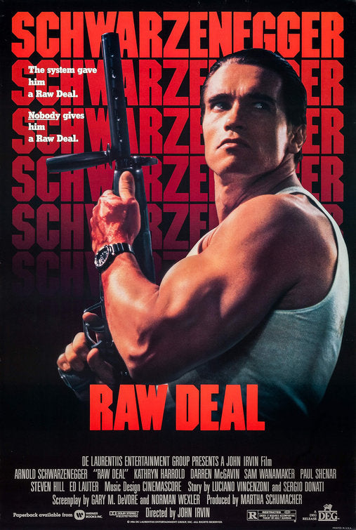 the movie poster: Raw Deal (1986)