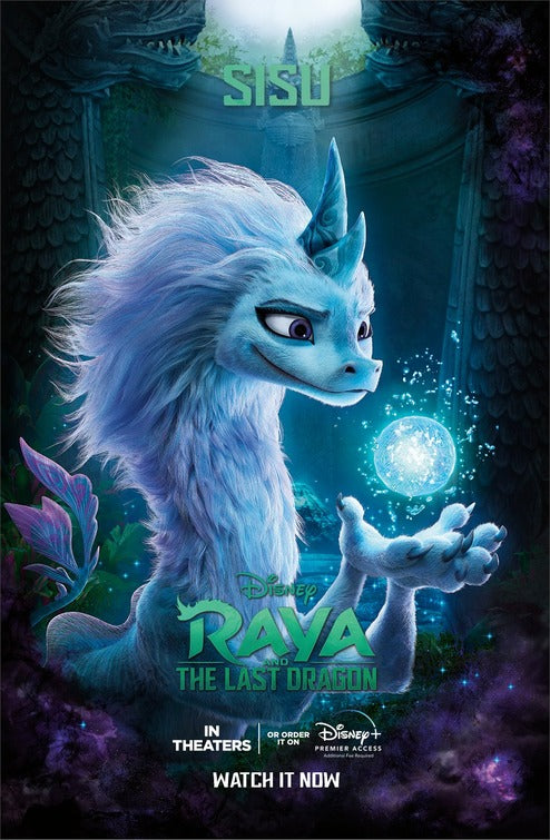 1000 piece jigsaw puzzle for the movie poster: Raya and the Last Dragon (2021) ver14