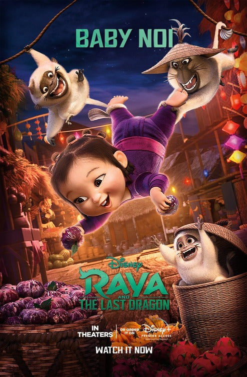 1000 piece jigsaw puzzle for the movie poster: Raya and the Last Dragon (2021) ver16