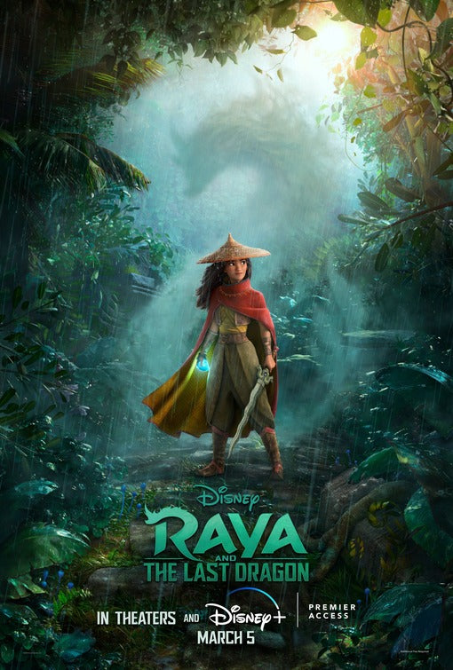 1000 piece jigsaw puzzle for the movie poster: Raya and the Last Dragon (2021) ver4