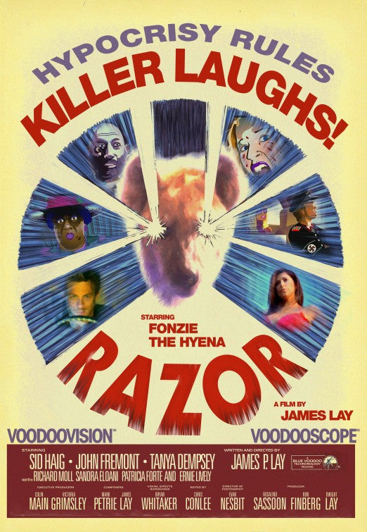 1000 piece jigsaw puzzle for the movie poster: Razor (2013)
