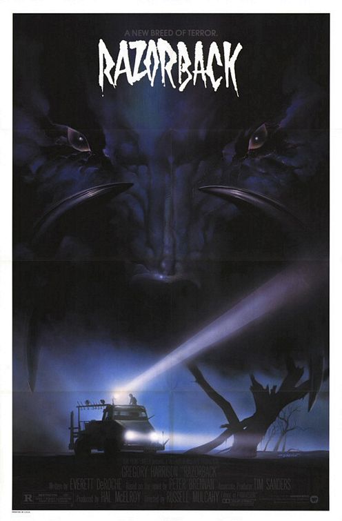 the movie poster: Razorback (1984)