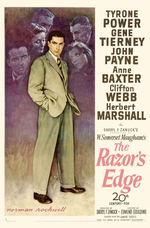 the movie poster: The Razor's Edge (1946)