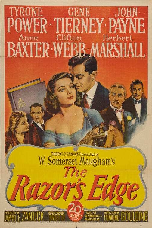 1000 piece jigsaw puzzle for the movie poster: The Razor's Edge (1946) ver2