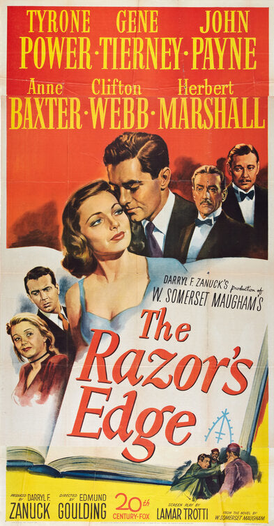 1000 piece jigsaw puzzle for the movie poster: The Razor's Edge (1946) ver4
