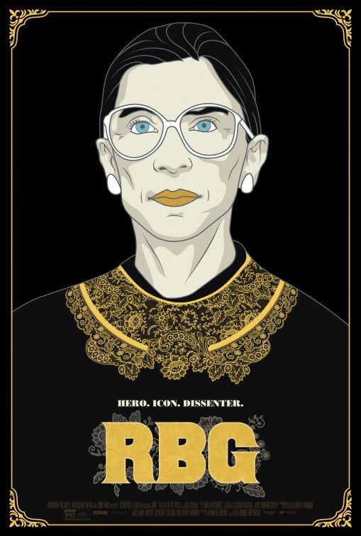 1000 piece jigsaw puzzle for the movie poster: RBG (2018) ver2