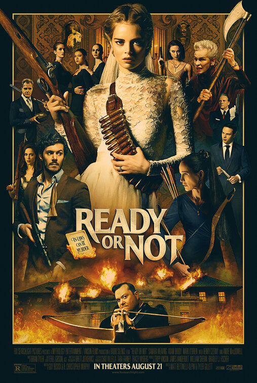 1000 piece jigsaw puzzle for the movie poster: Ready or Not (2019)