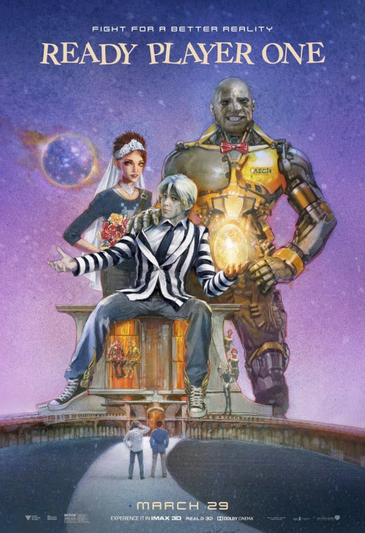 1000 piece jigsaw puzzle for the movie poster: Ready Player One (2018) ver15