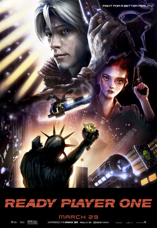 1000 piece jigsaw puzzle for the movie poster: Ready Player One (2018) ver16