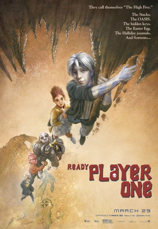 1000 piece jigsaw puzzle for the movie poster: Ready Player One (2018) ver19