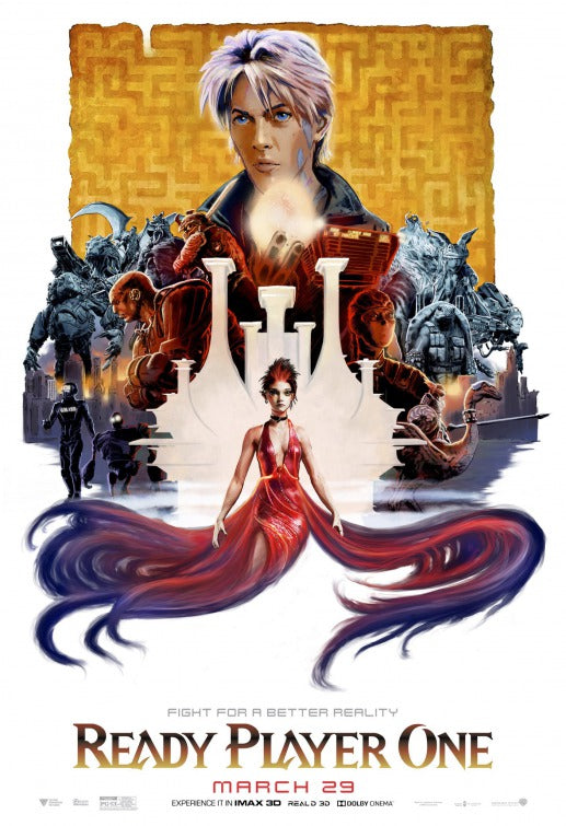 1000 piece jigsaw puzzle for the movie poster: Ready Player One (2018) ver21
