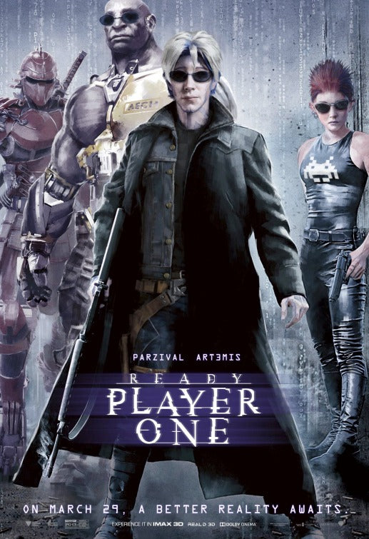 1000 piece jigsaw puzzle for the movie poster: Ready Player One (2018) ver23