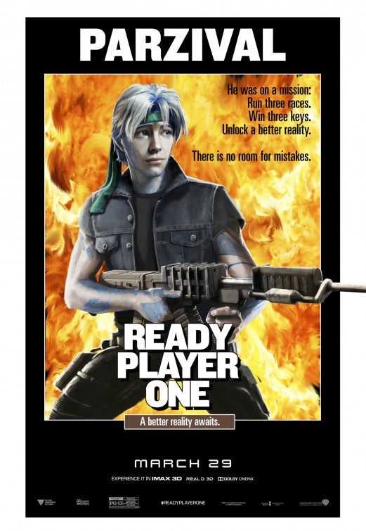 1000 piece jigsaw puzzle for the movie poster: Ready Player One (2018) ver24