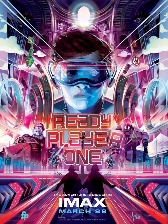 1000 piece jigsaw puzzle for the movie poster: Ready Player One (2018) ver27