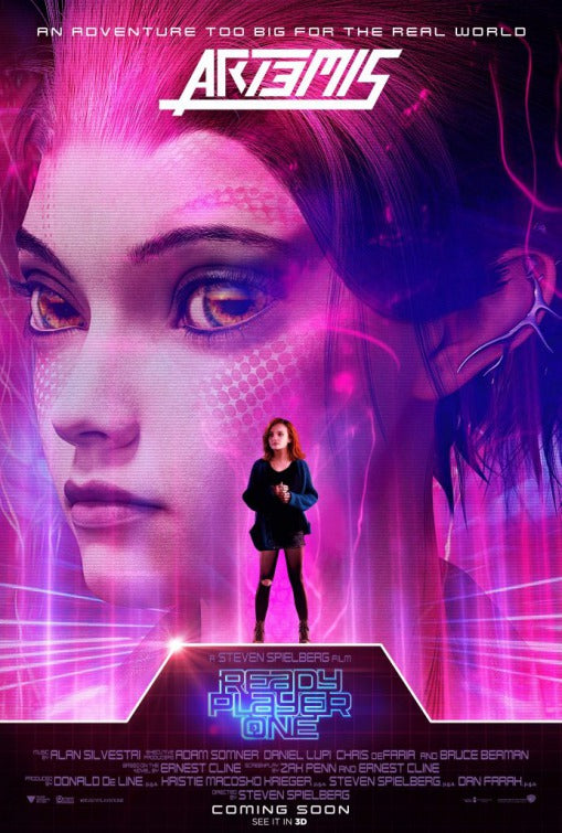 1000 piece jigsaw puzzle for the movie poster: Ready Player One (2018) ver5