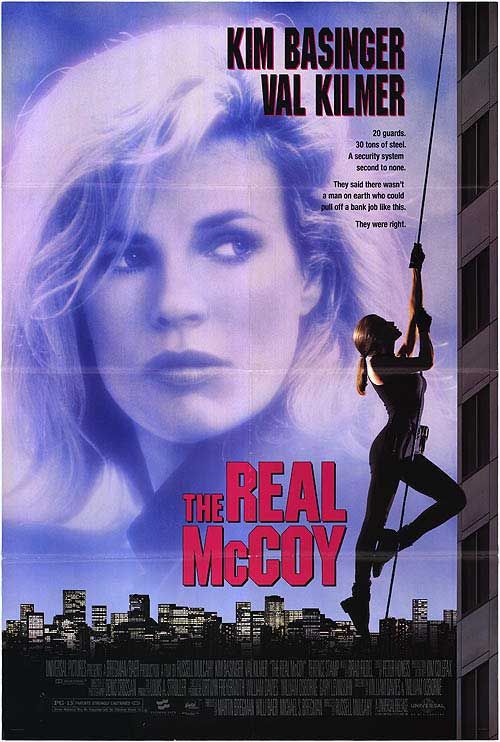 the movie poster: The Real McCoy (1993)