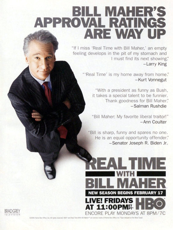 1000 piece jigsaw puzzle for tv poster: Real Time with Bill Maher, ver15