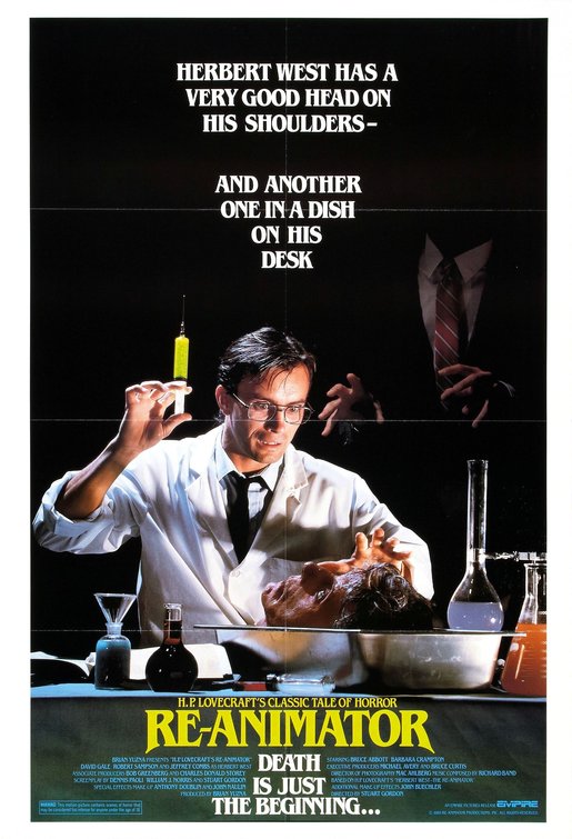 1000 piece jigsaw puzzle for the movie poster: Re-animator (1985) ver3