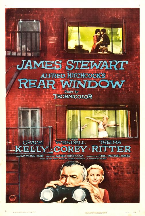 1000 piece jigsaw puzzle for the movie poster: Rear Window (1954) ver2