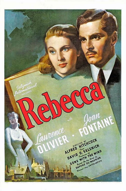 the movie poster: Rebecca (1940)