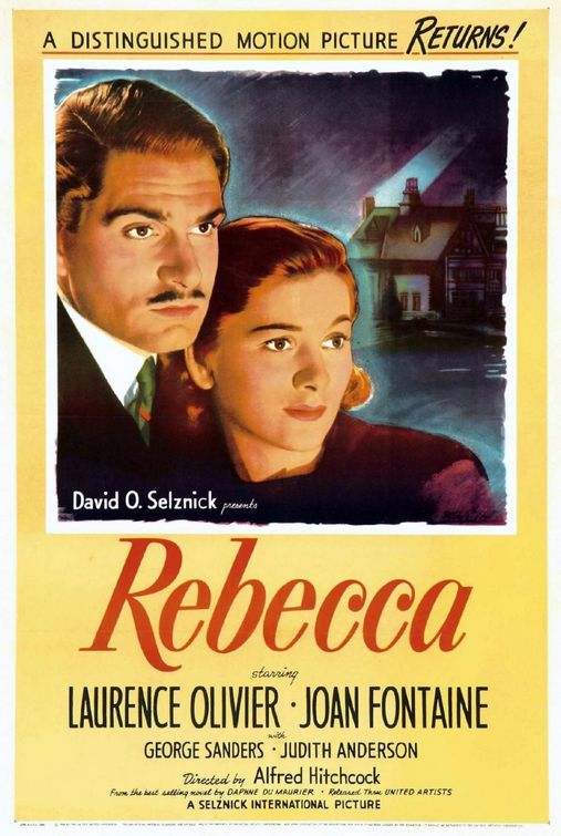 the movie poster: Rebecca (1940) ver2