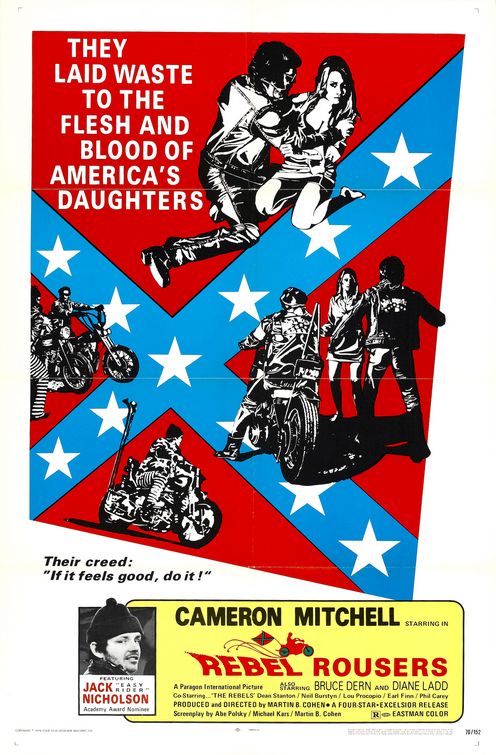the movie poster: The Rebel Rousers (1970)