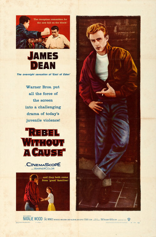 the movie poster: Rebel Without a Cause (1955)