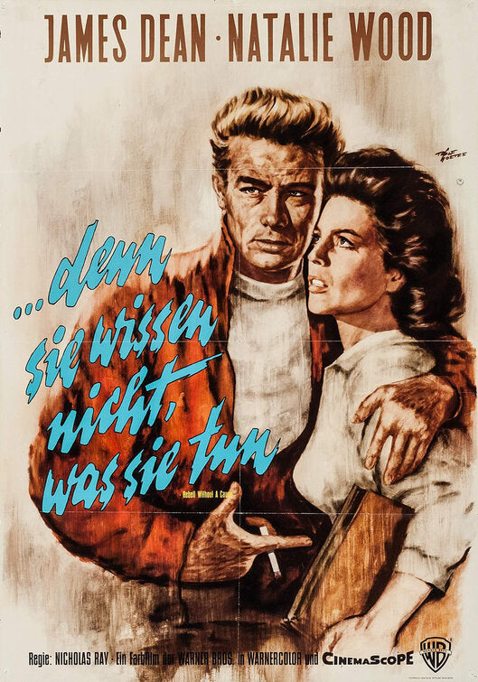 1000 piece jigsaw puzzle for the movie poster: Rebel Without a Cause (1955) ver13