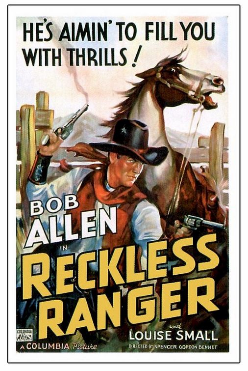 the movie poster: Reckless Ranger (1937)