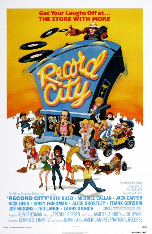1000 piece jigsaw puzzle for the movie poster: Record City (1978)