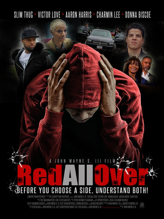 1000 piece jigsaw puzzle for the movie poster: Red All Over (2015)