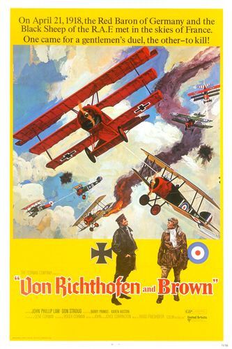the movie poster: The Red Baron (aka Von Richthofen and Brown) (1971)