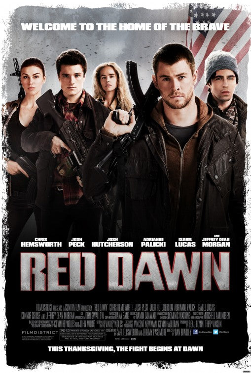 1000 piece jigsaw puzzle for the movie poster: Red Dawn (2012)
